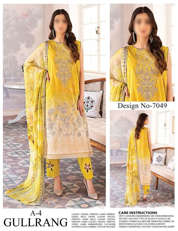 Gullrang Festive Collection–Lawn–Rose Gold